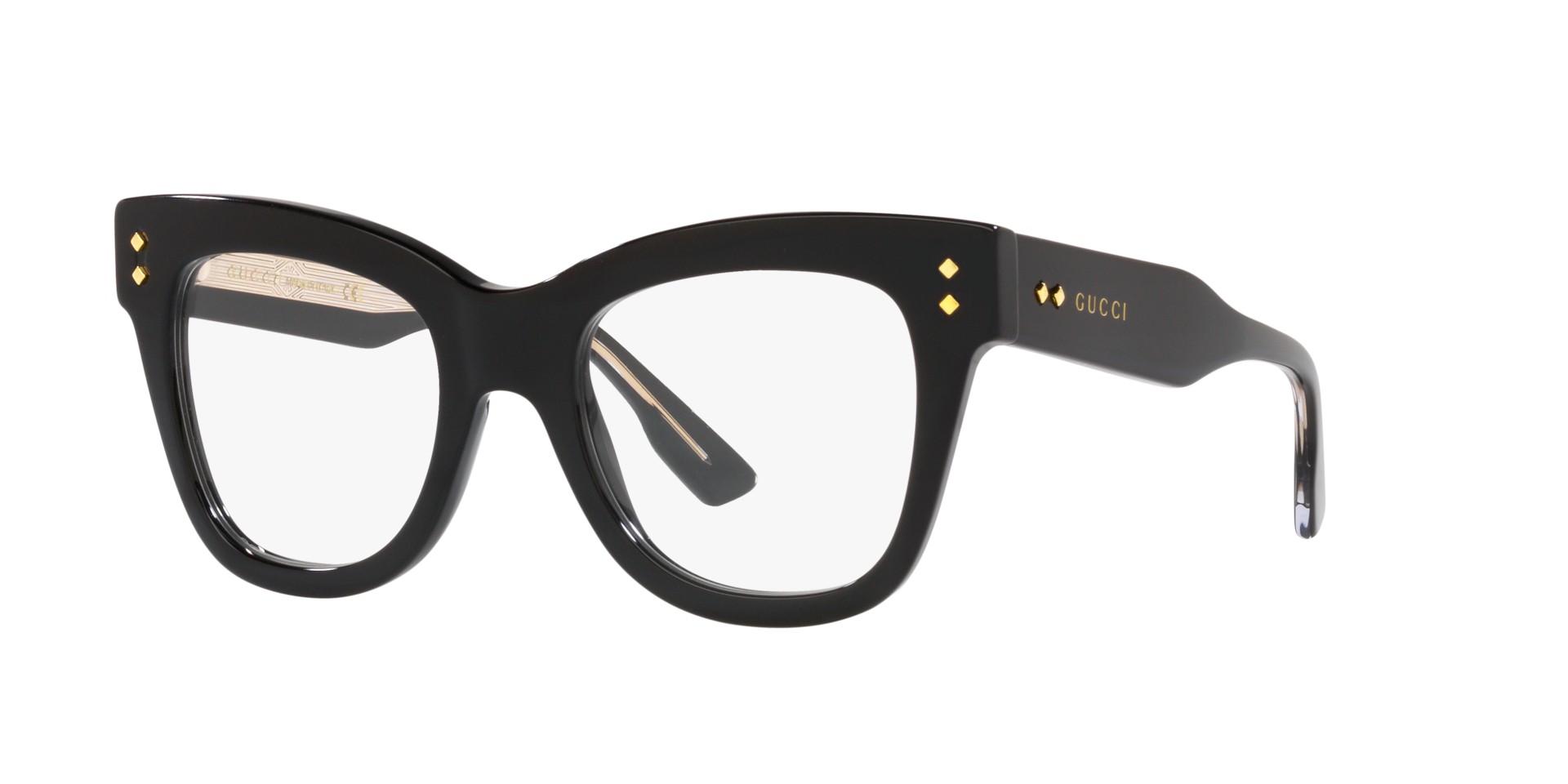 Gucci GC001812 Cat Eye Eyeglasses - Black