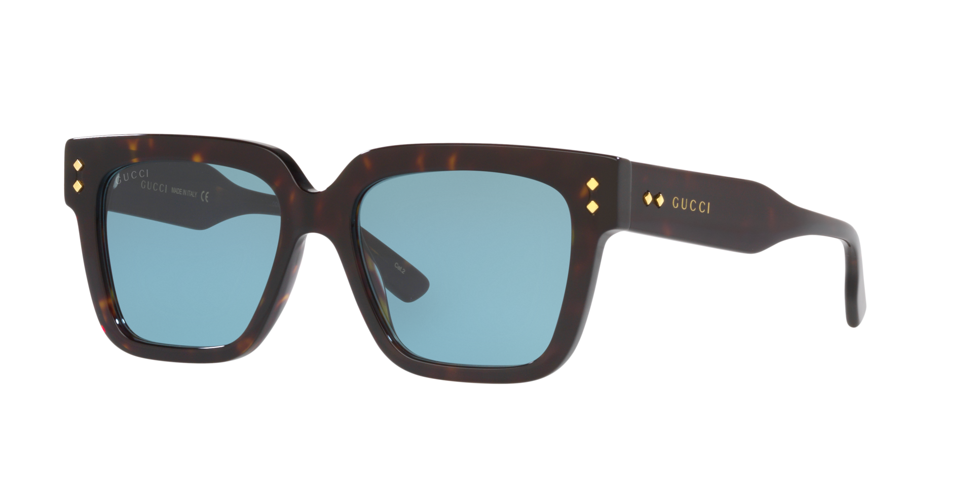 Gucci GG1084S Rectangle Sunglasses - Grey
