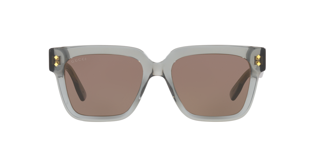 Gucci GG1084S Rectangle Sunglasses - Brown
