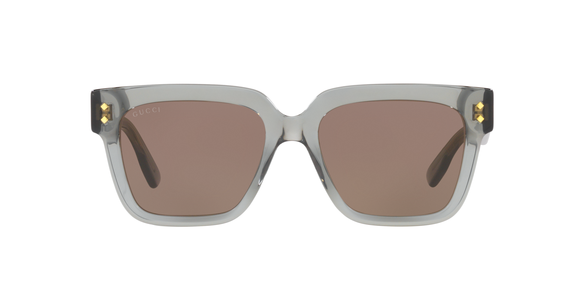 Gucci GG1084S Rectangle Sunglasses - Grey