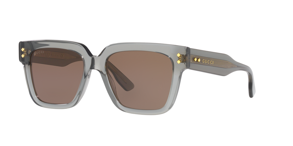 Gucci GG1084S Rectangle Sunglasses - Grey