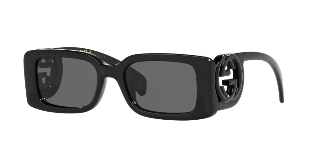 Gucci GG1325S Rectangle Sunglasses - Black