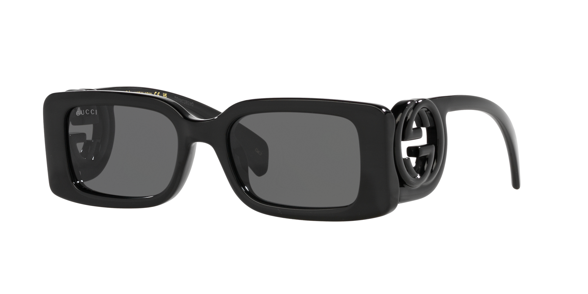 Gucci GG1325S Rectangle Sunglasses - Black