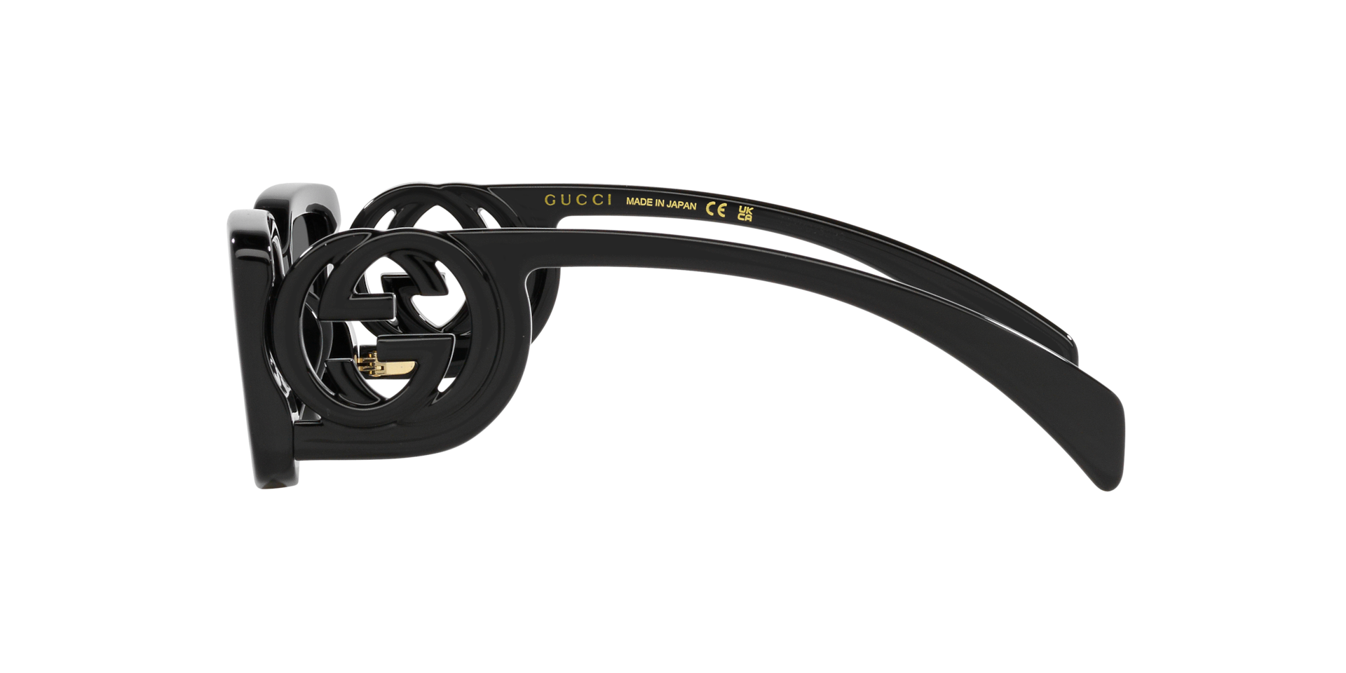Gucci GG1325S Rectangle Sunglasses - Black