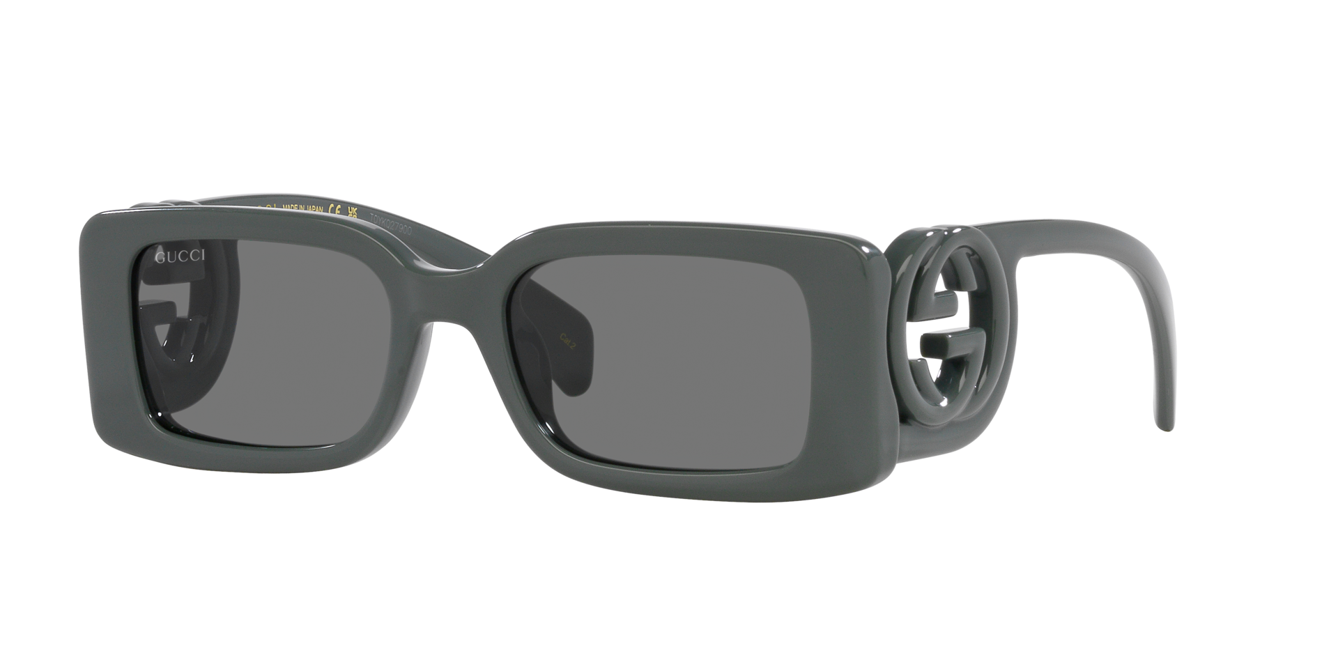 Gucci GG1325S Rectangle Sunglasses - Grey