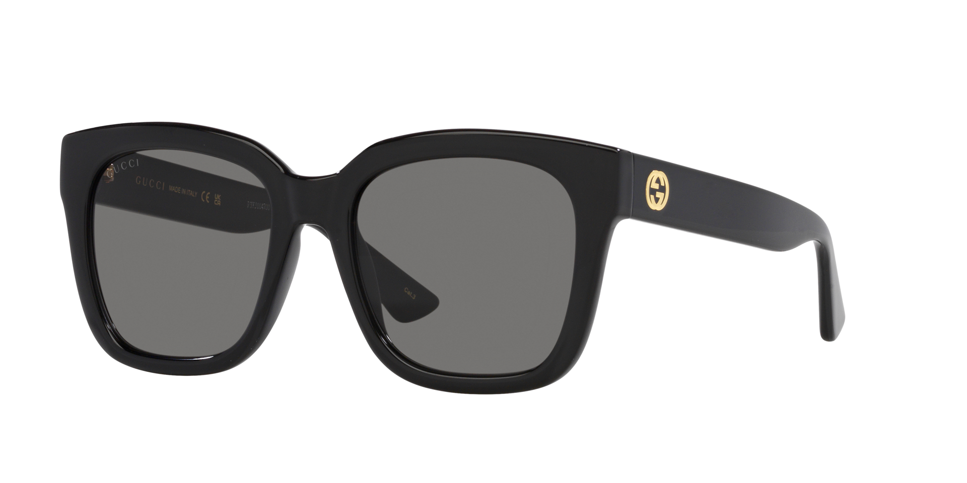 Gucci GG1338S Rectangle Sunglasses - Brown Light