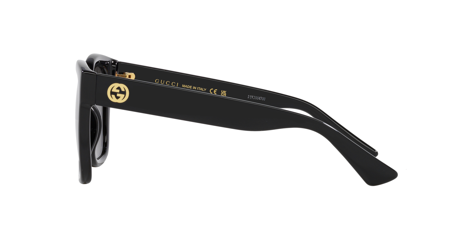 Gucci GG1338S Rectangle Sunglasses - Black