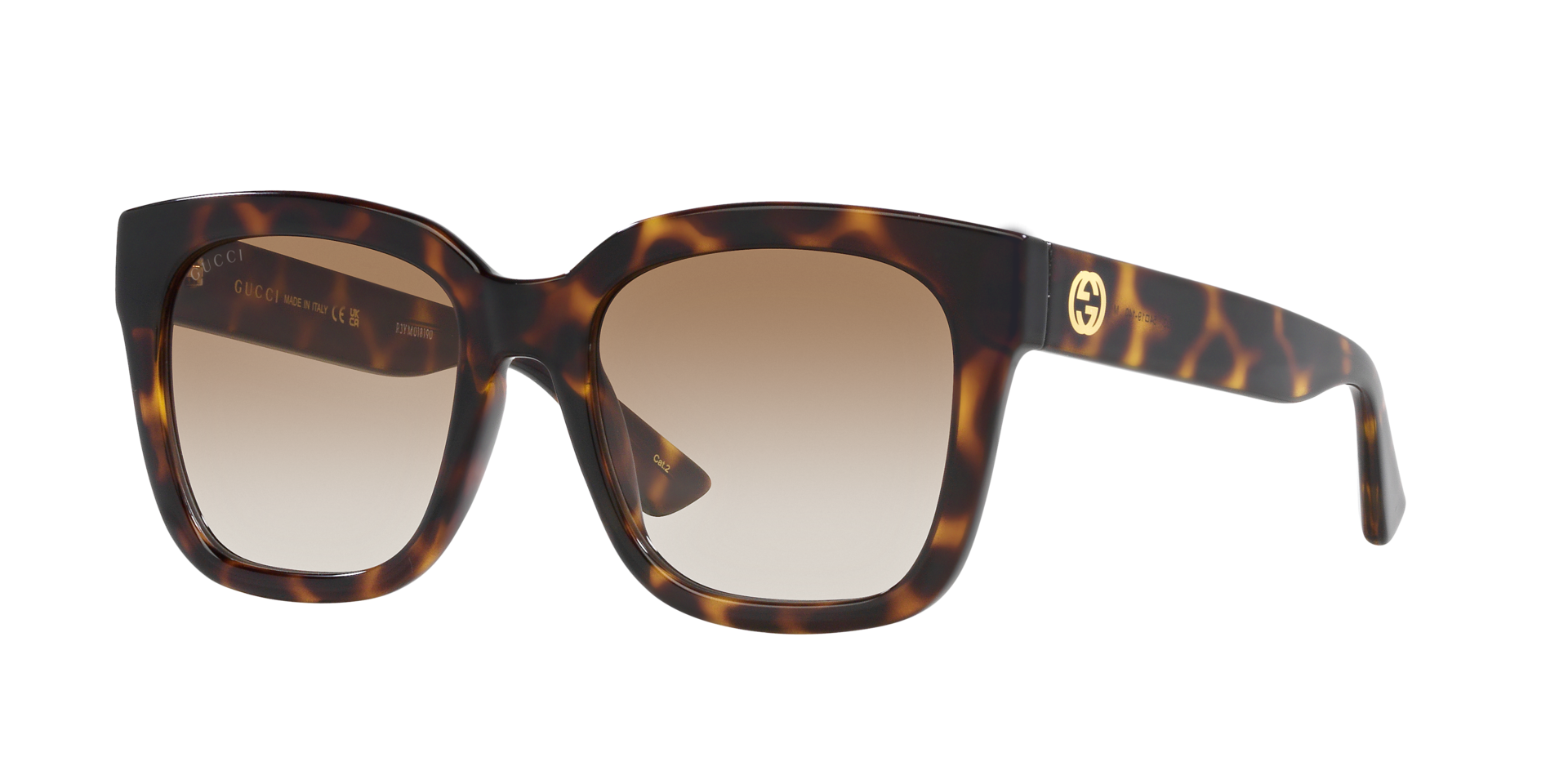 Gucci GG1338S Rectangle Sunglasses - Burgundy