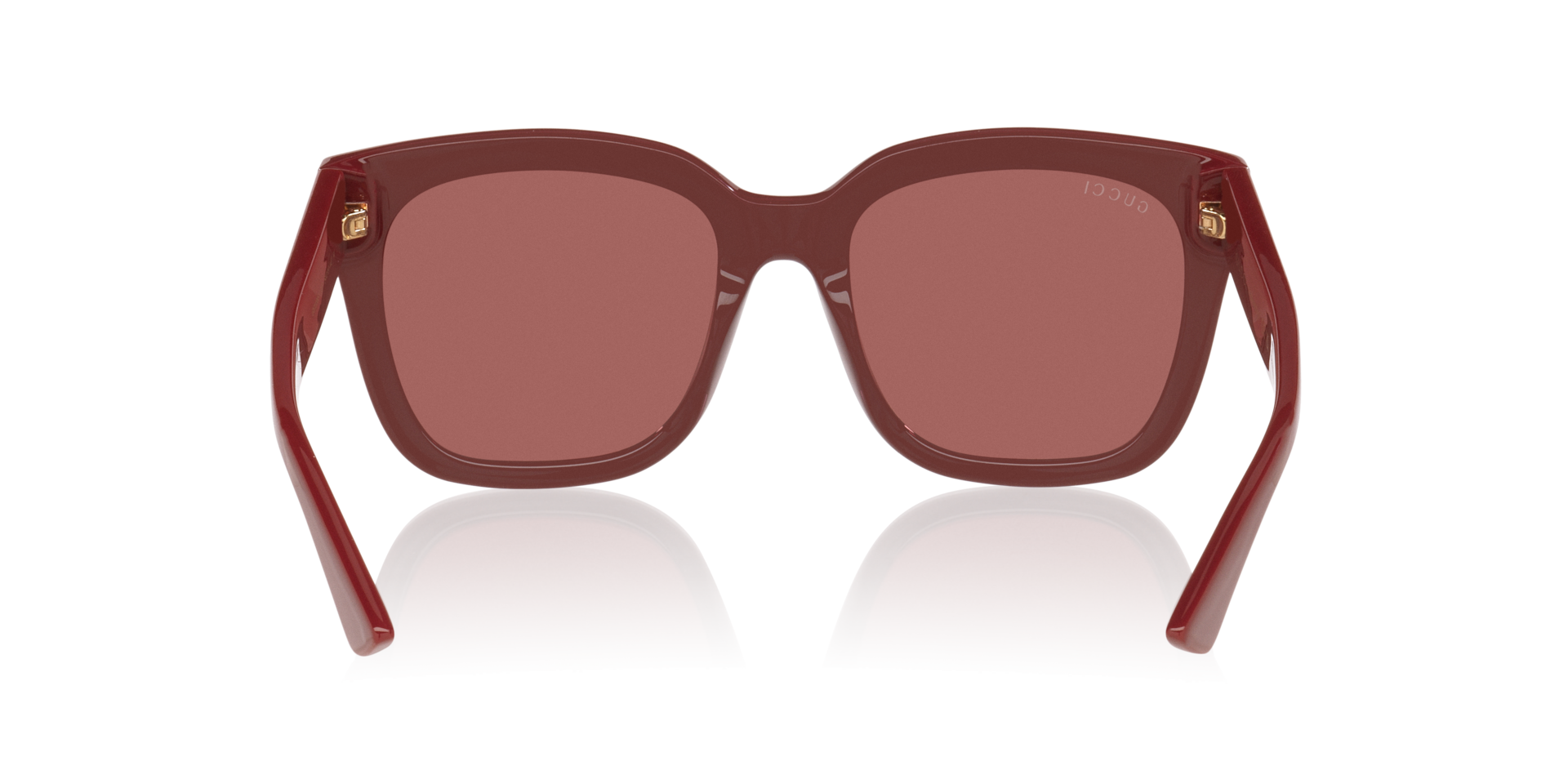 Gucci GG1338S Rectangle Sunglasses - Burgundy