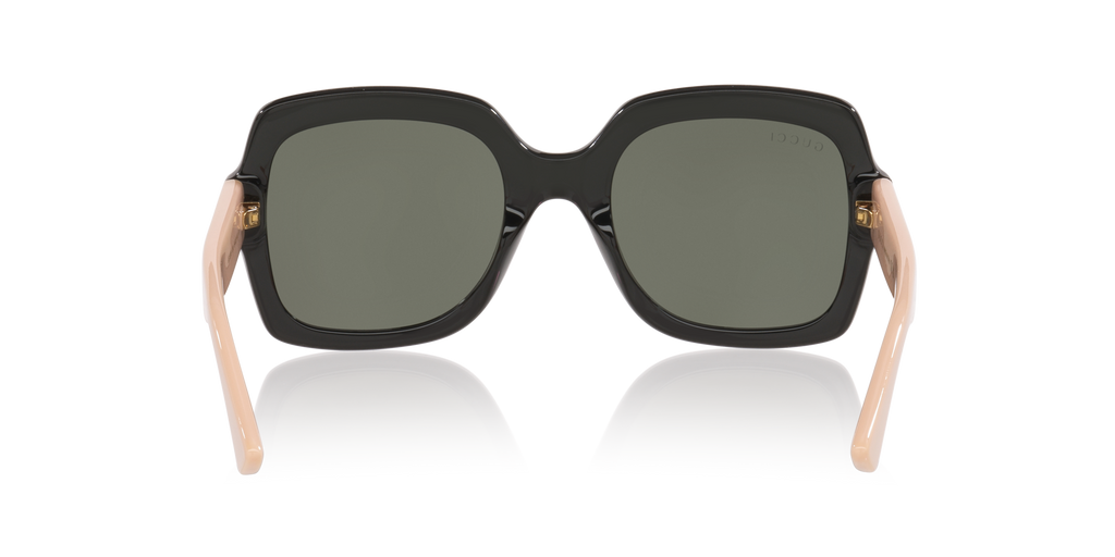 Gucci GG1337S Rectangle Sunglasses - Black Shiny
