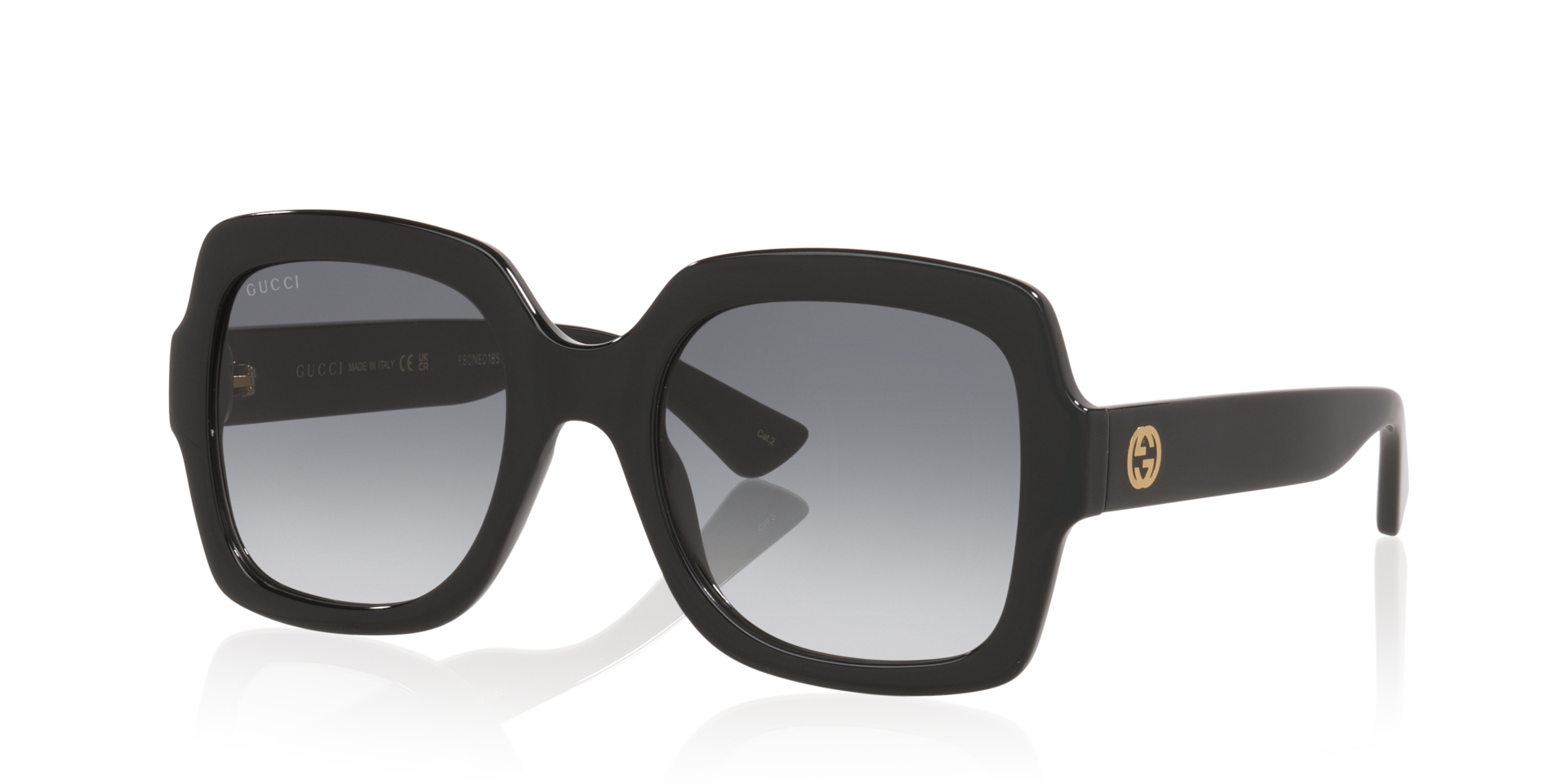 Gucci GG1337S Rectangle Sunglasses - Black