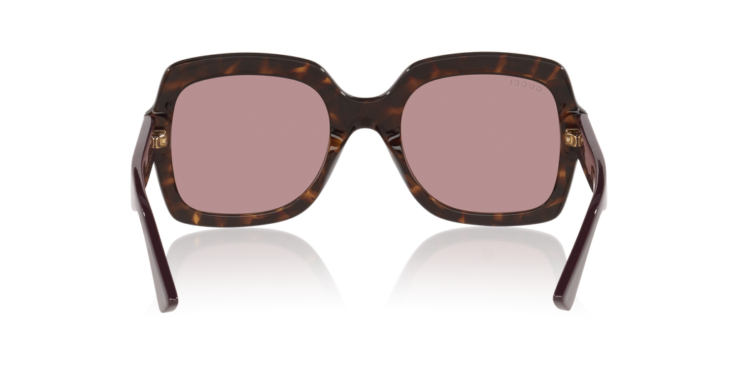 Gucci GG1337S Rectangle Sunglasses - Black Shiny