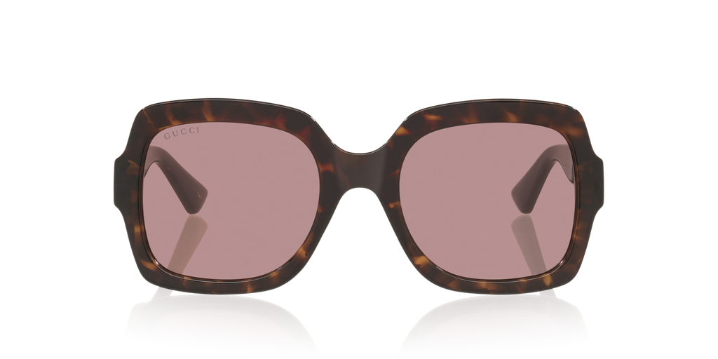 Gucci GG1337S Rectangle Sunglasses - Black Shiny
