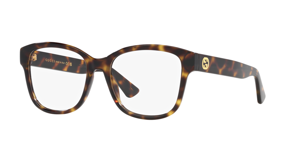 Gucci GG1340O Rectangle Eyeglasses - Tortoise