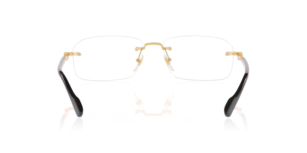 Gucci GG1221O Square Eyeglasses - Gold Light
