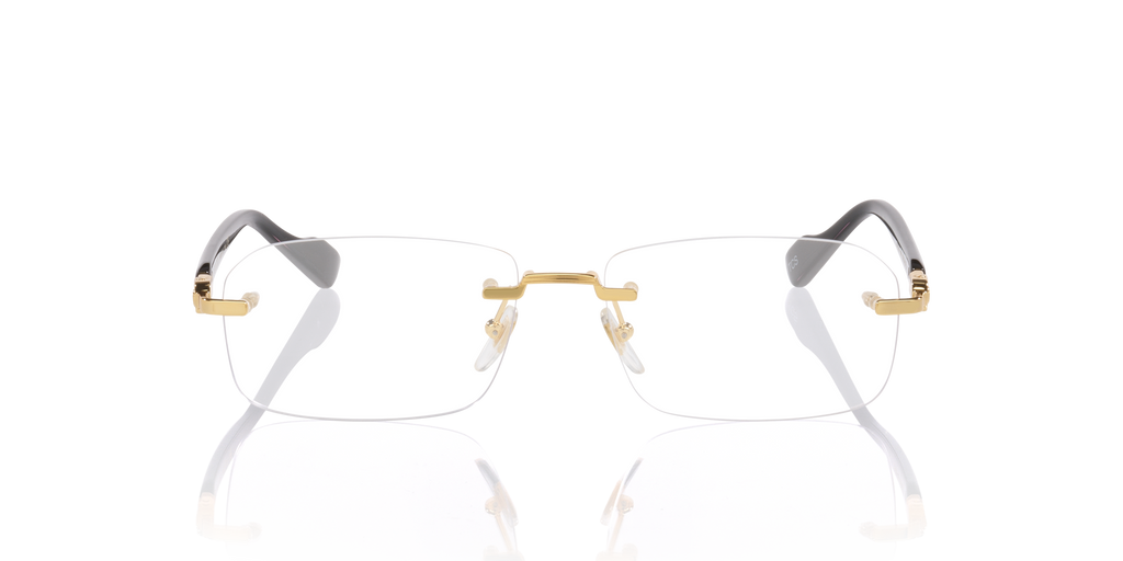 Gucci GG1221O Square Eyeglasses - Gold