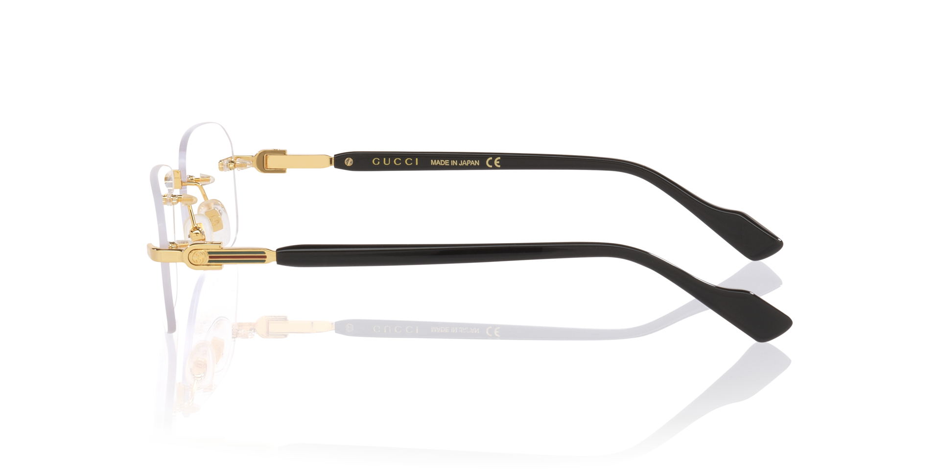 Gucci GG1221O Square Eyeglasses - Gold