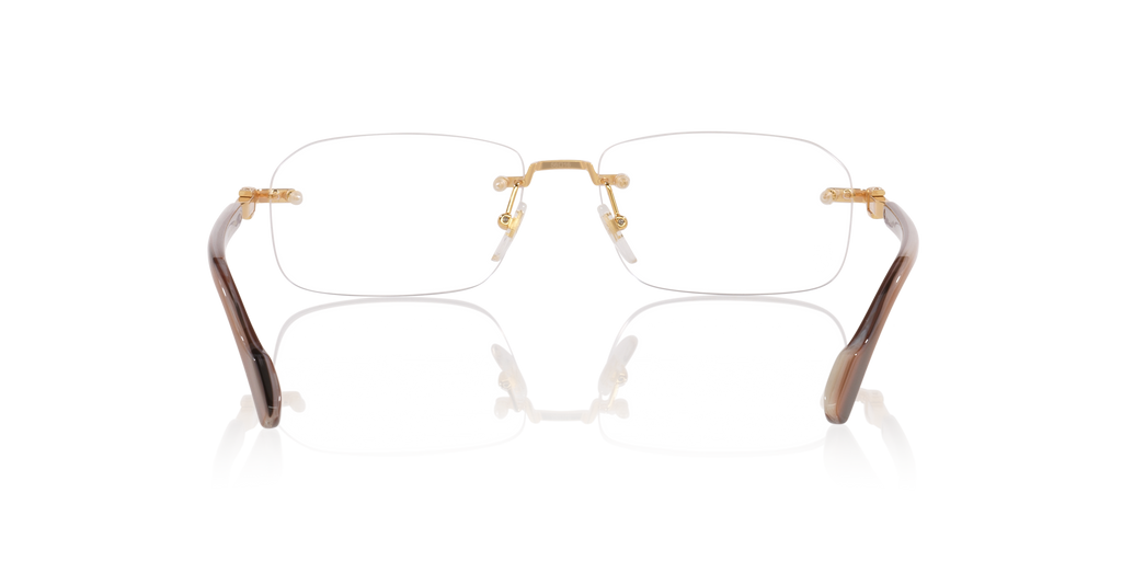 Gucci GG1221O Square Eyeglasses - Gold Light