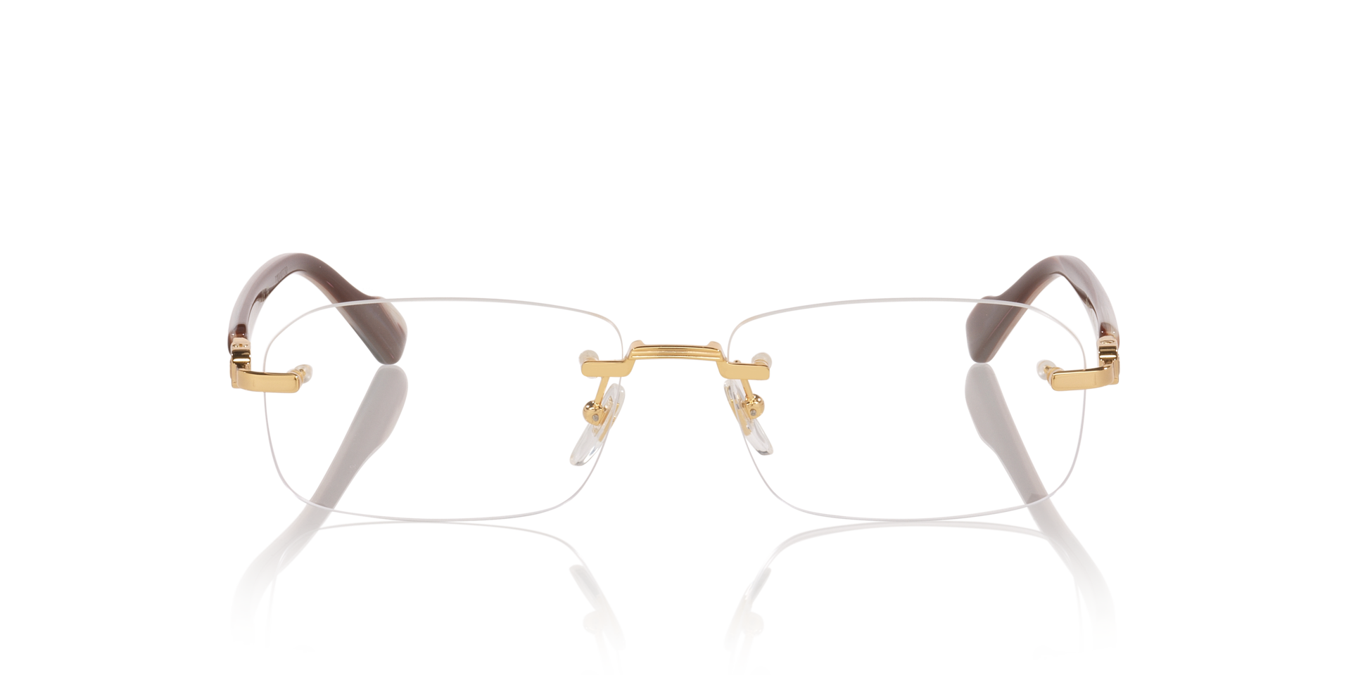 Gucci GG1221O Square Eyeglasses - Gold