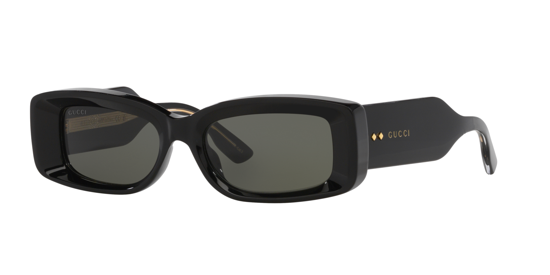 Gucci GG1528S Rectangle Sunglasses - Black