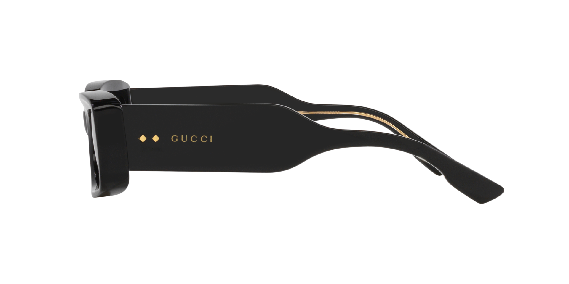 Gucci GG1528S Rectangle Sunglasses - Black