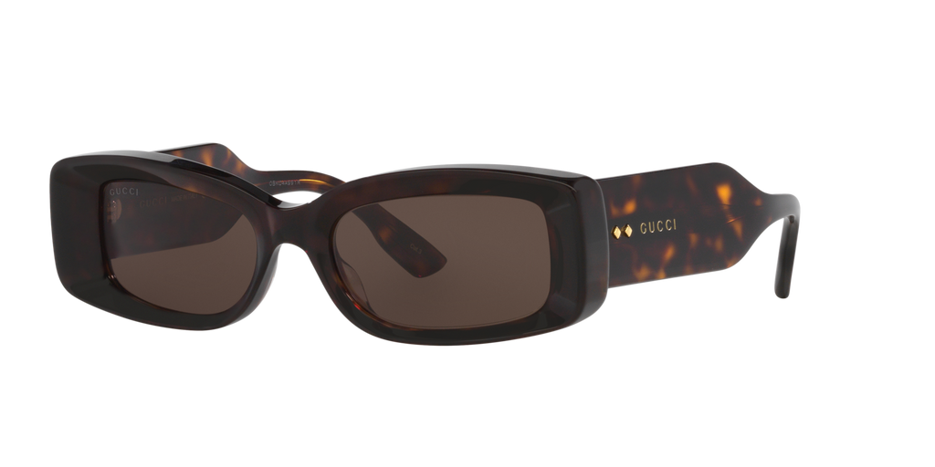 Gucci GG1528S Rectangle Sunglasses - Tortoise