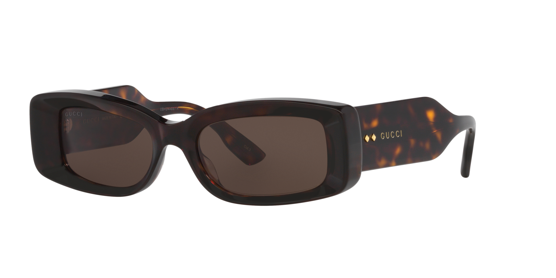 Gucci GG1528S Rectangle Sunglasses - Tortoise