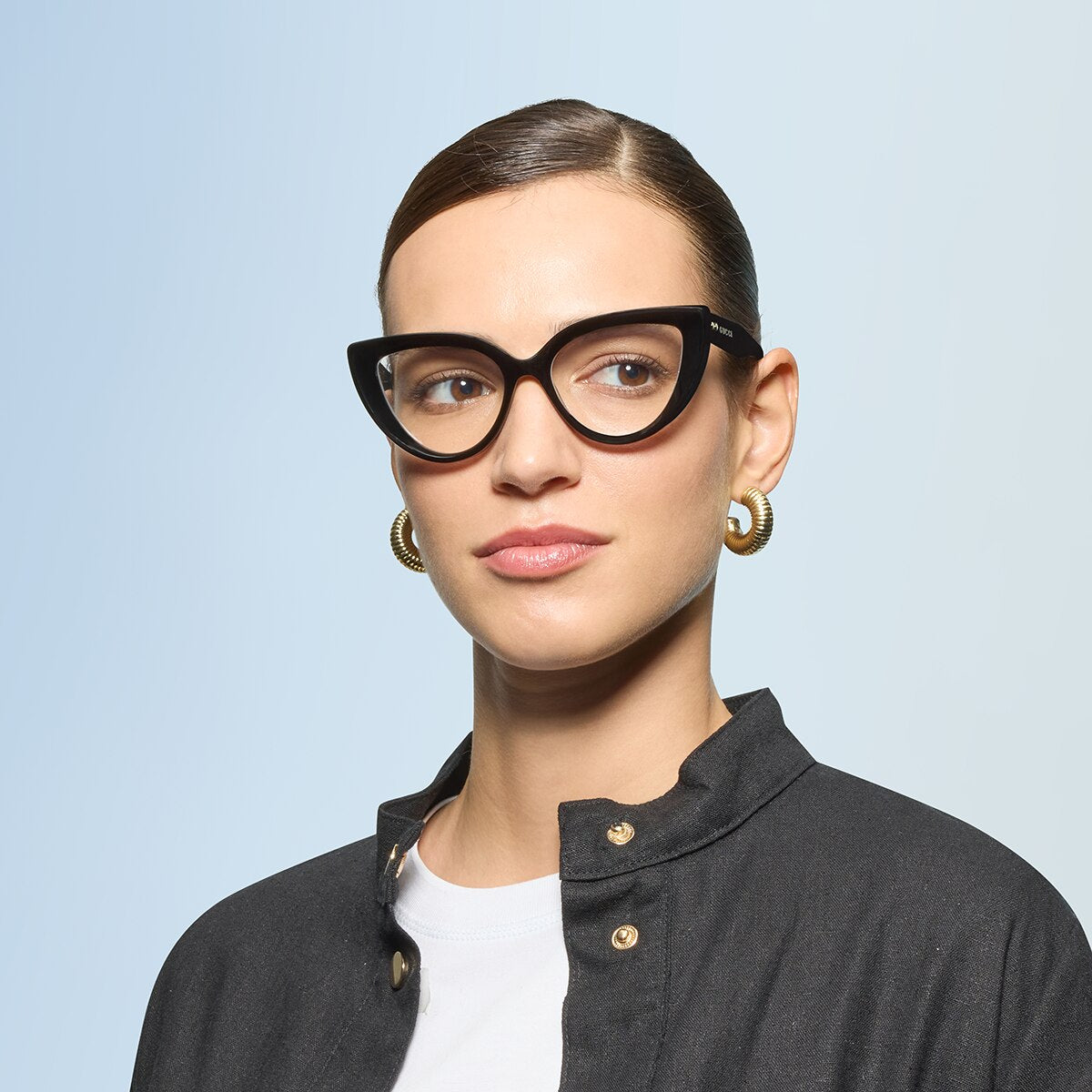 Gucci GG1530O Cat Eye Eyeglasses - Black