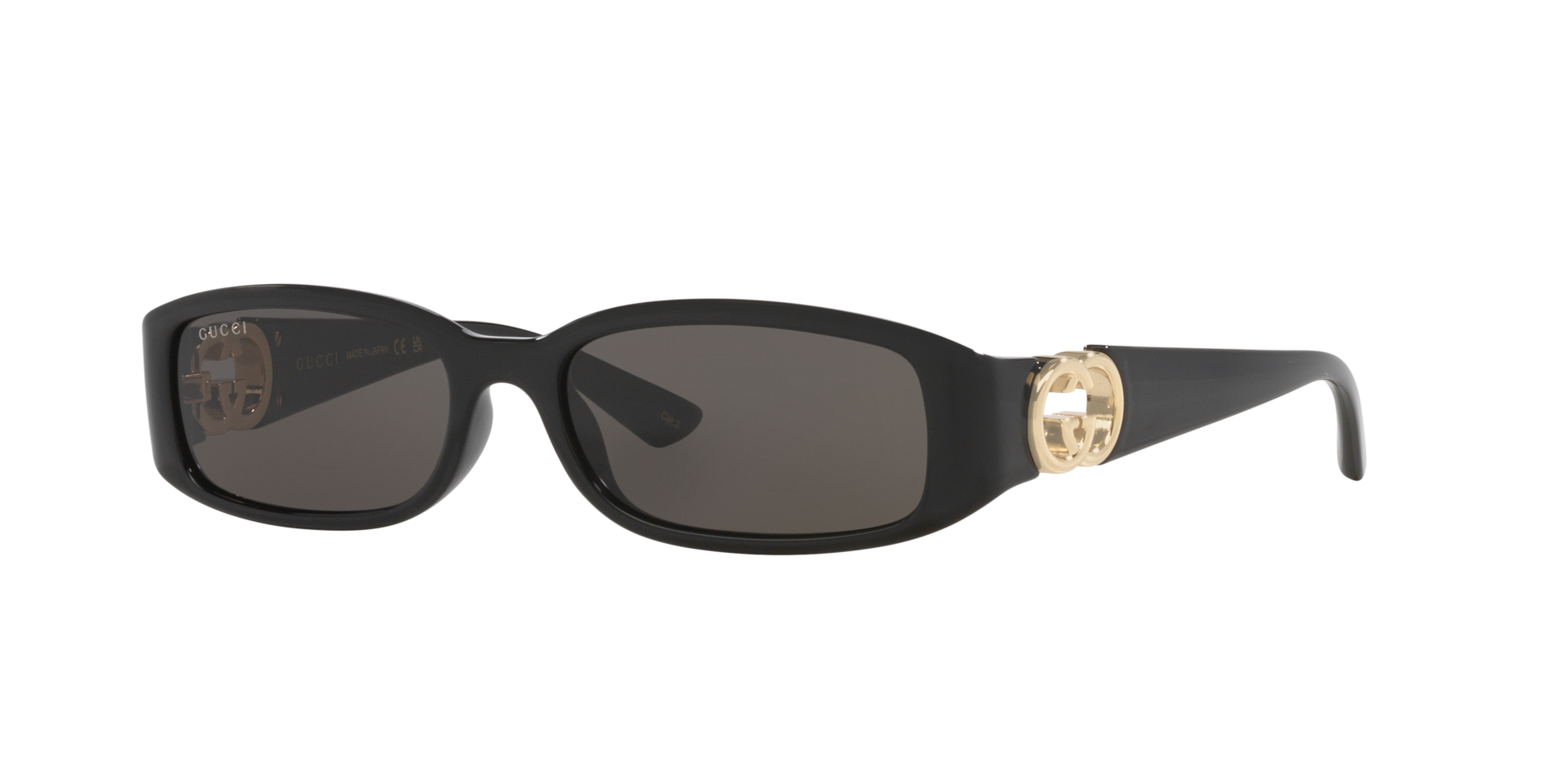 Gucci GG1661S Rectangle Sunglasses - Black