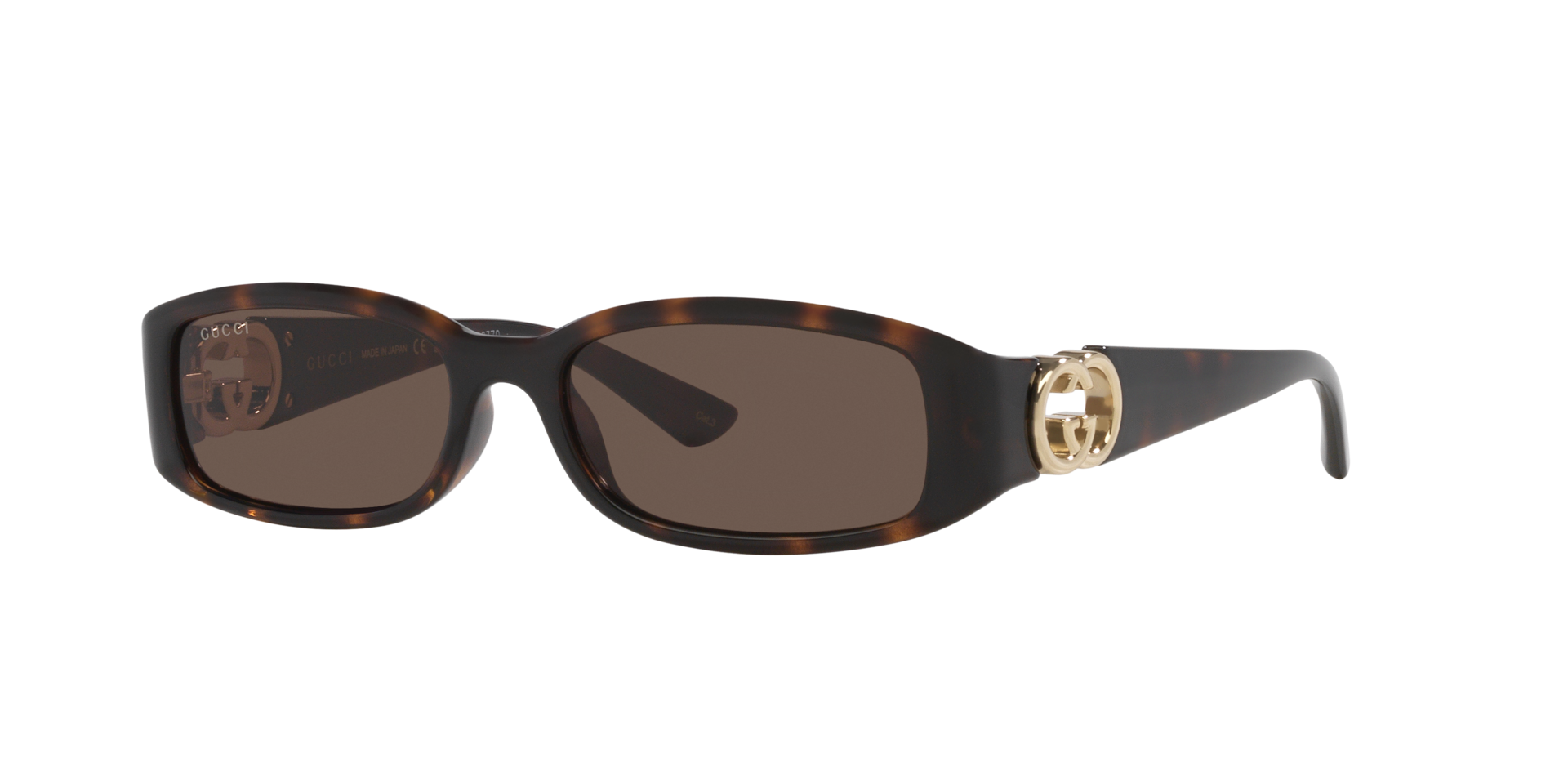 Gucci GG1661S Rectangle Sunglasses - Black