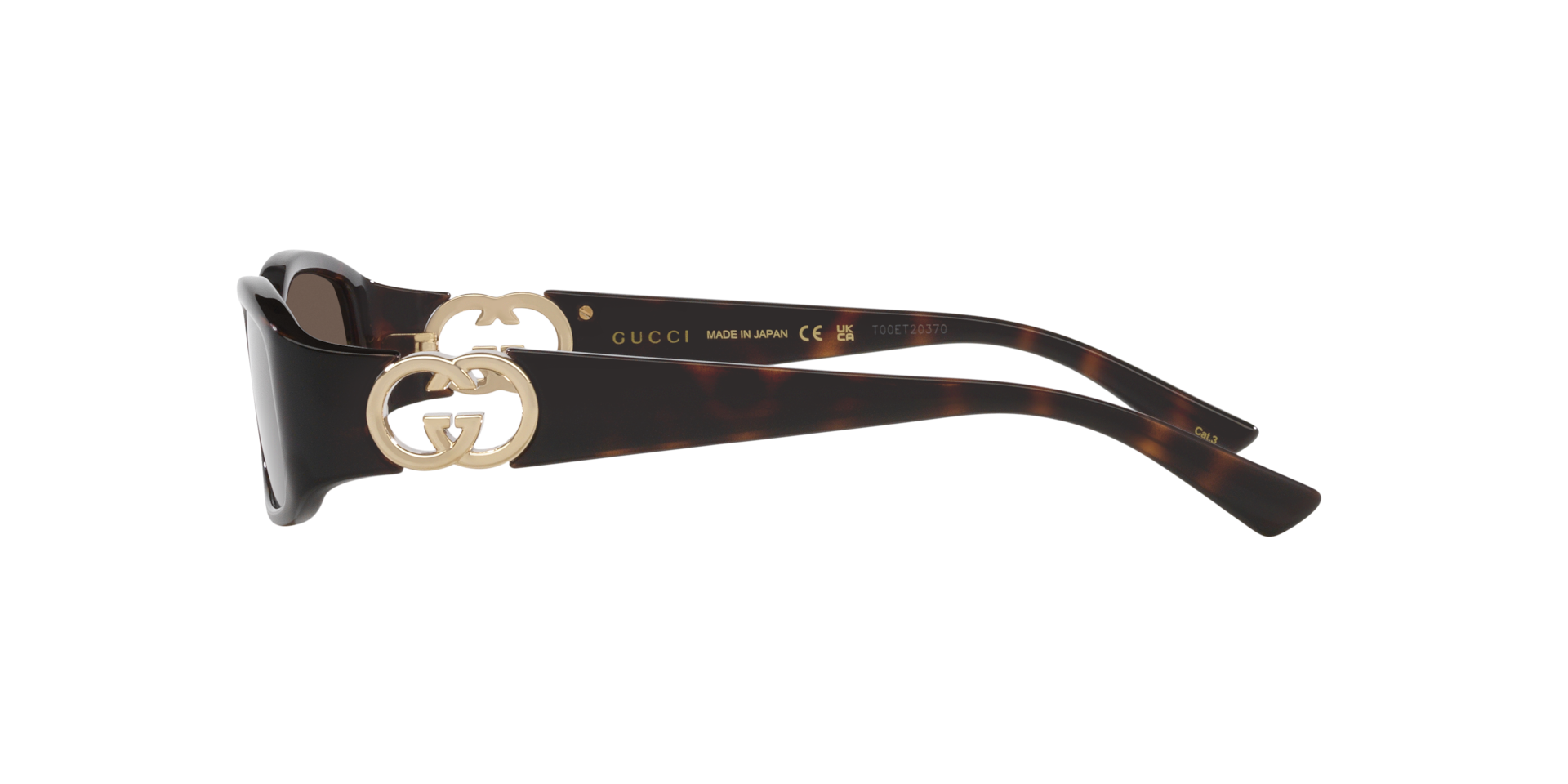 Gucci GG1661S Rectangle Sunglasses - Tortoise