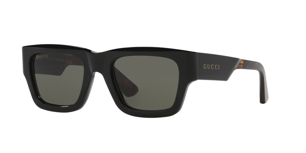 Gucci GG1668S Rectangle Sunglasses - Black