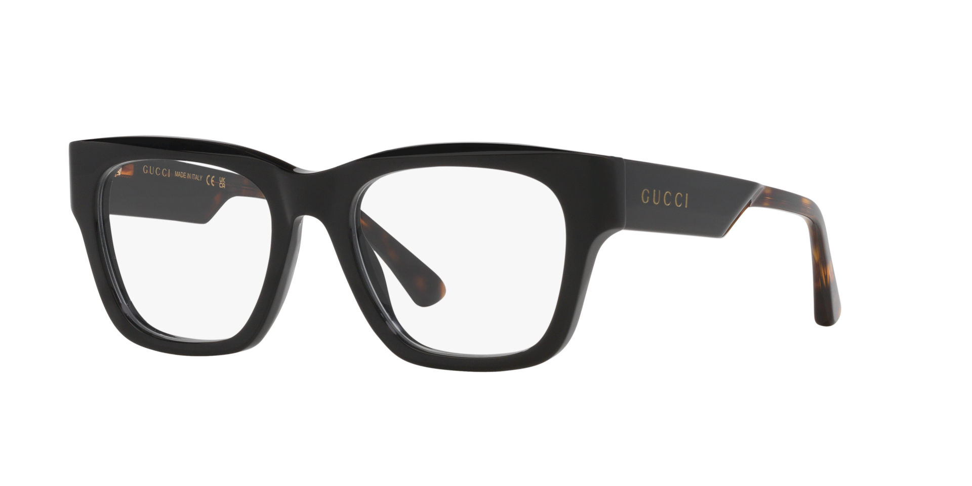 Gucci GG1669O Rectangle Eyeglasses - Black