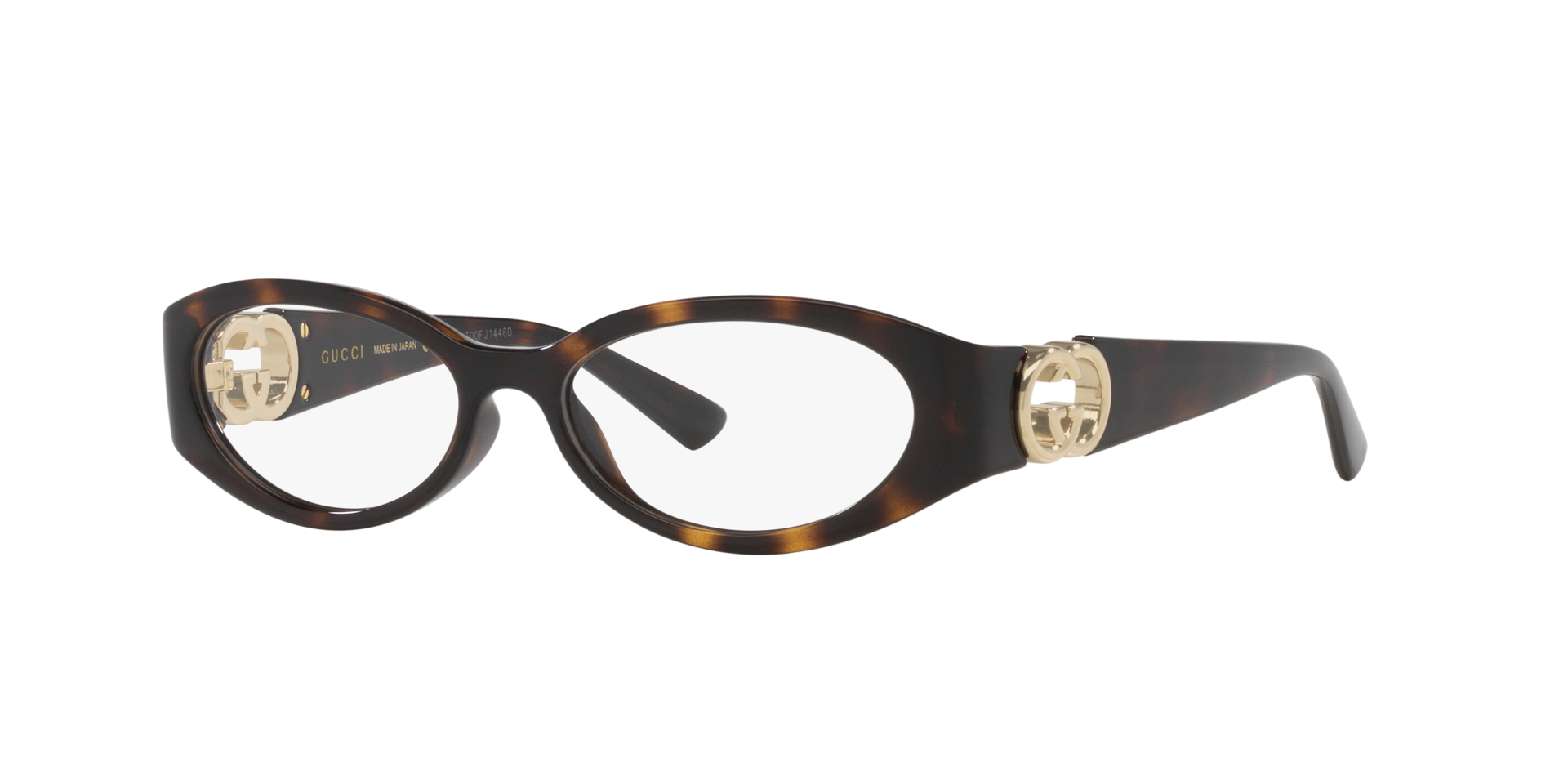 Gucci GG1693O Round Eyeglasses - Tortoise