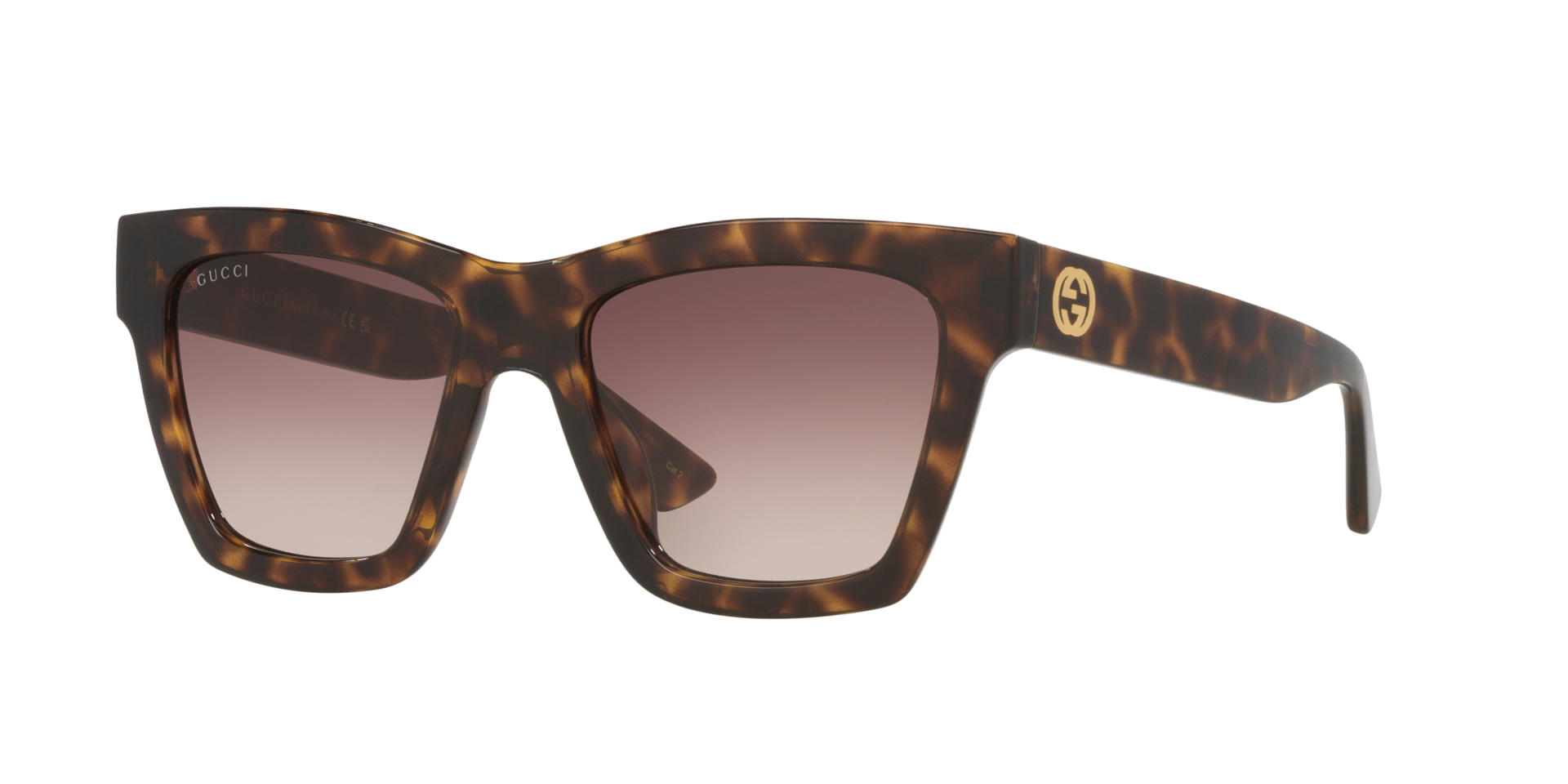 Gucci GG1714S Cat Eye Sunglasses - Tortoise