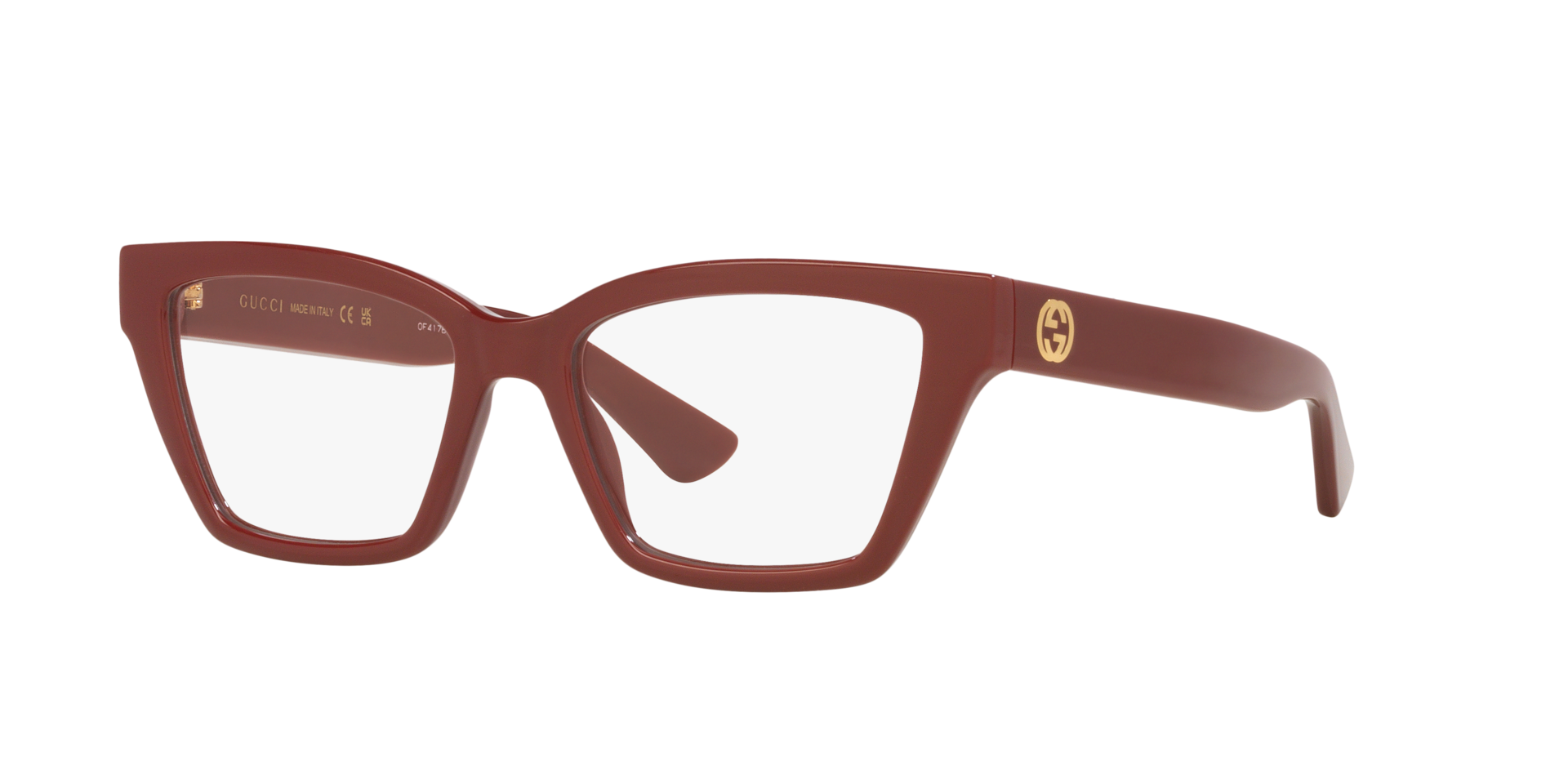 Gucci GG1715O Cat Eye Eyeglasses - Tortoise