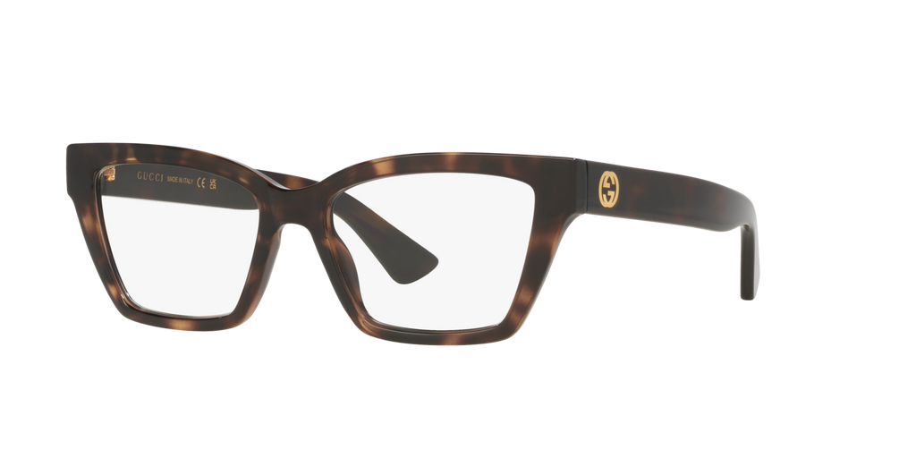Gucci GG1715O Cat Eye Eyeglasses - Tortoise