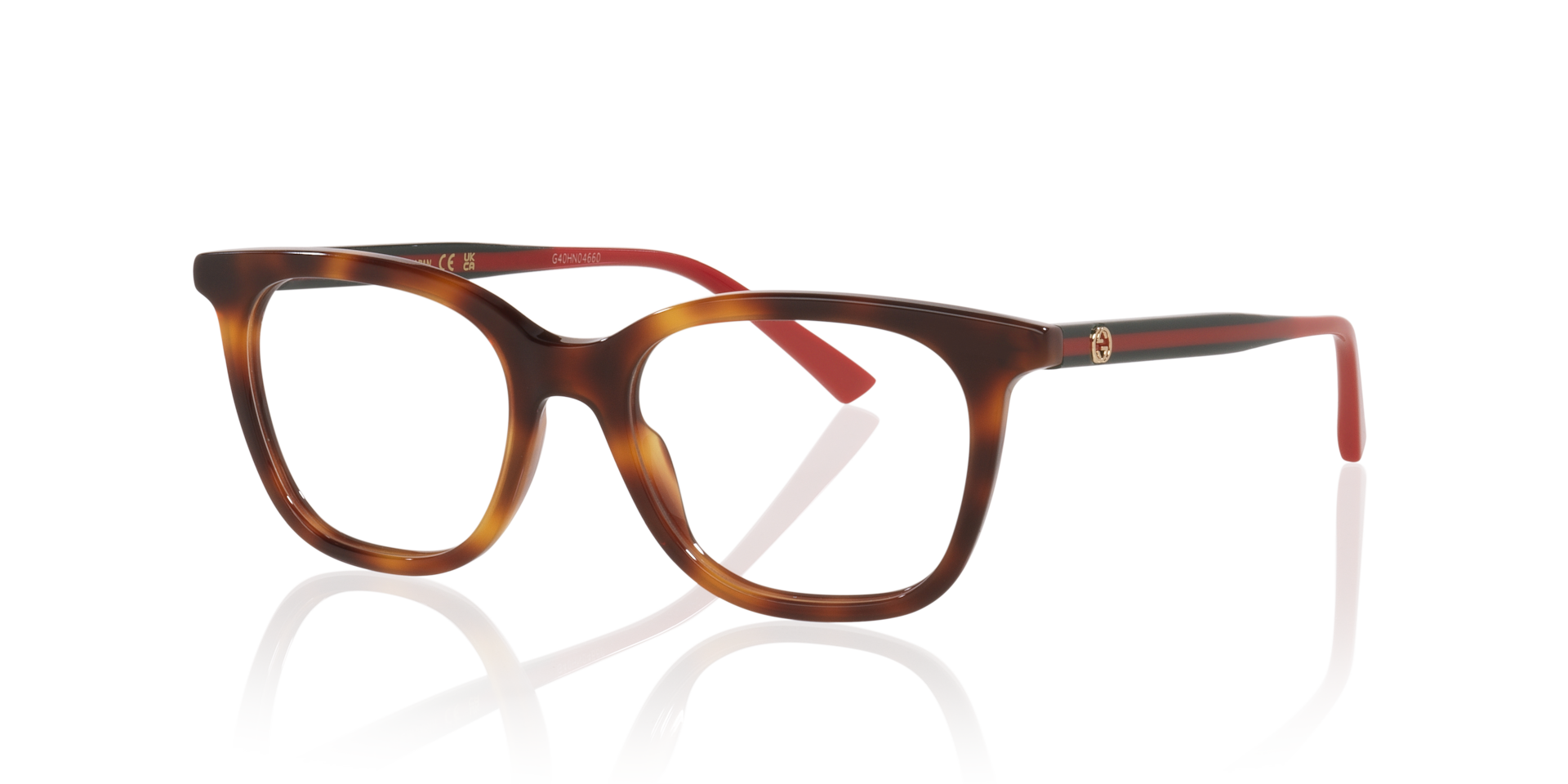 Gucci GG1864O Rectangle Eyeglasses - Tortoise