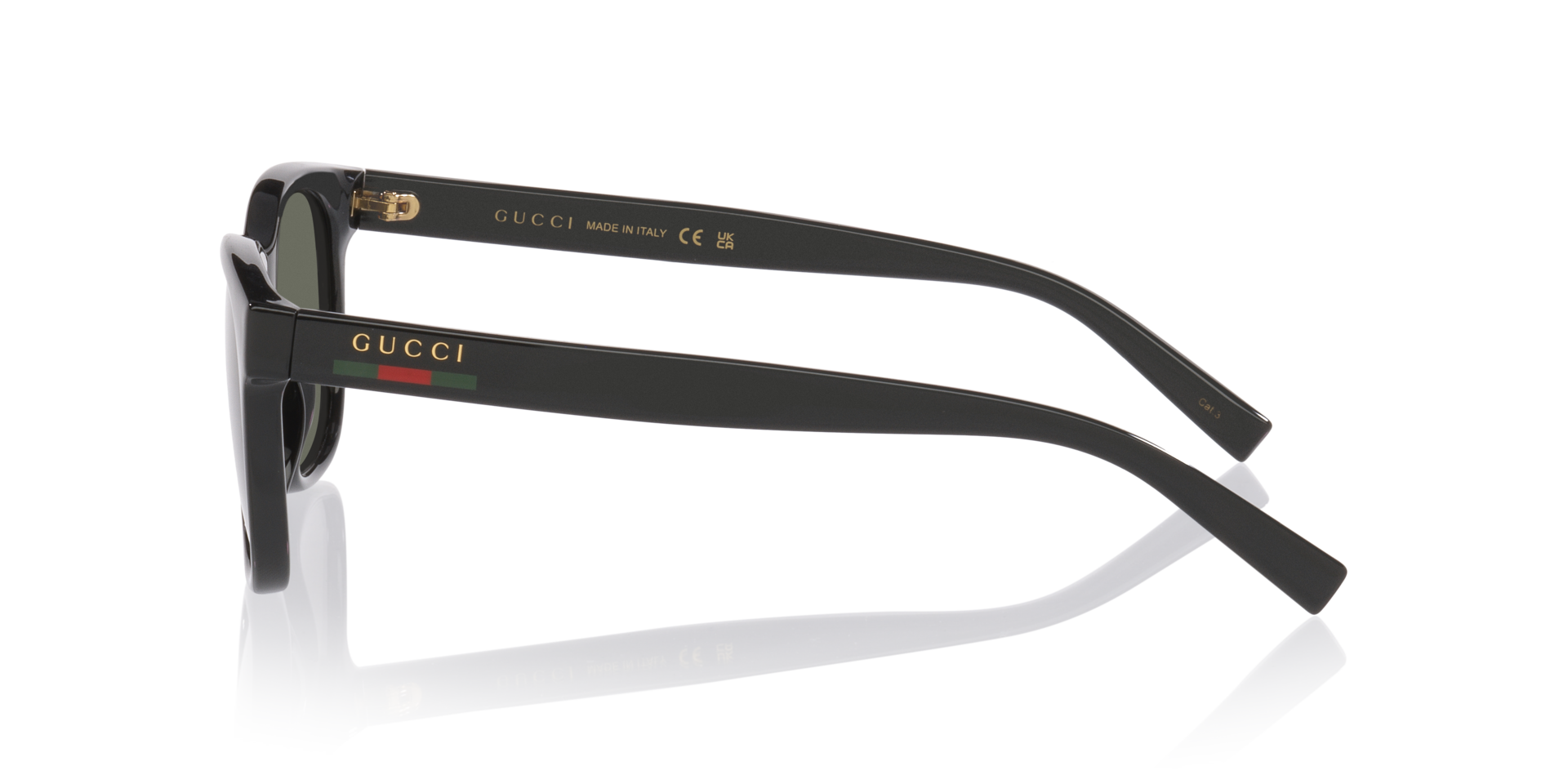 Gucci GG1985S Round Sunglasses - Black