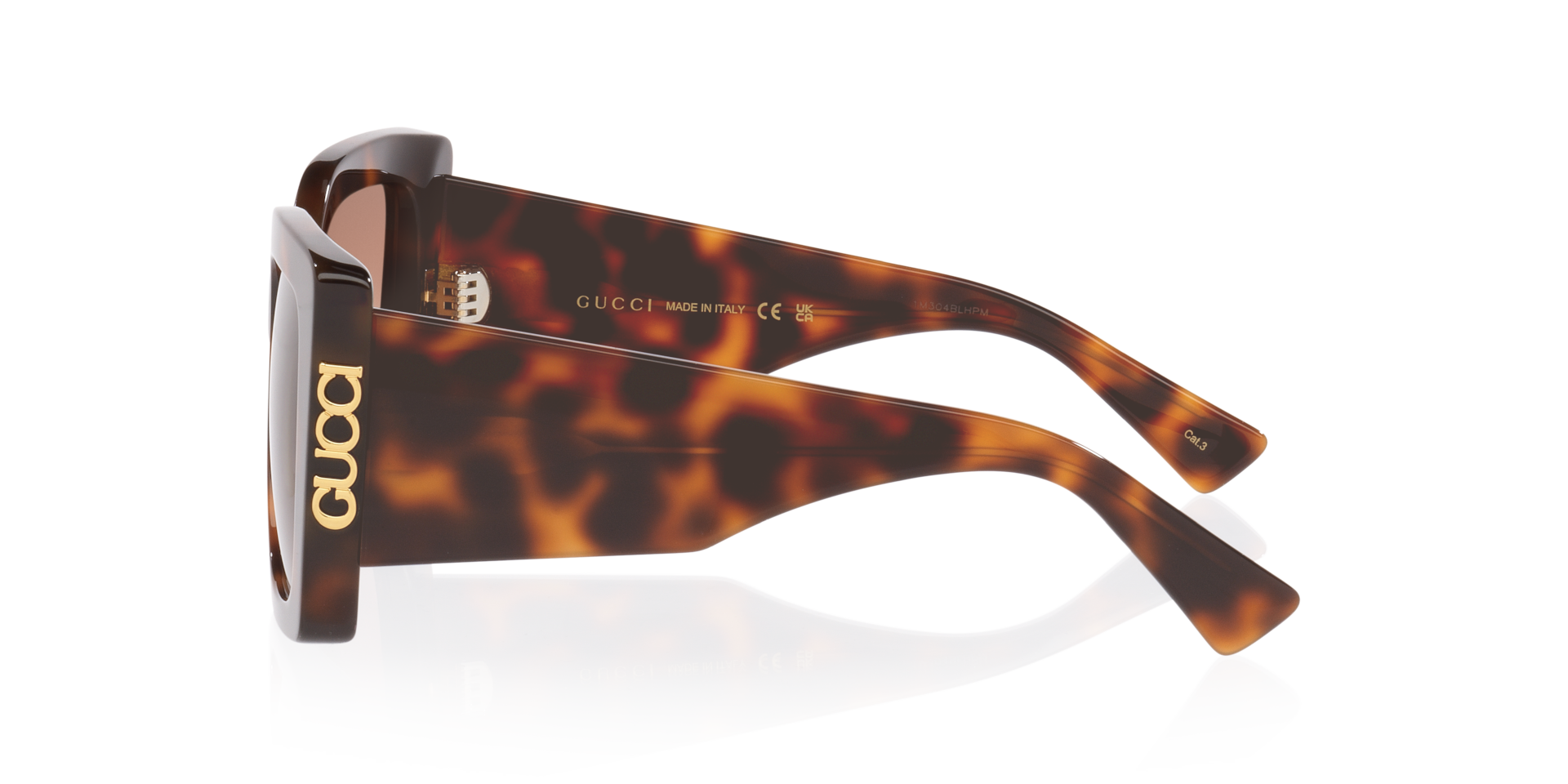 Gucci GG2039S Butterfly Sunglasses - Tortoise
