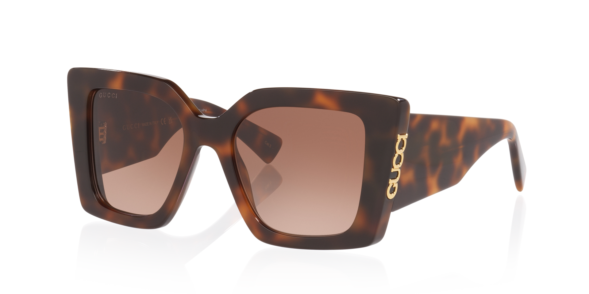 Gucci GG2039S Butterfly Sunglasses - Tortoise