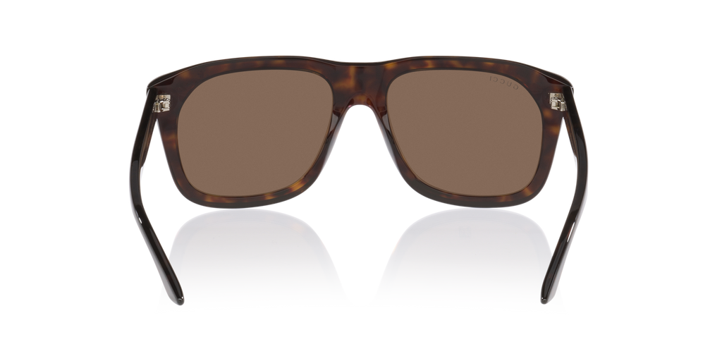 Gucci GG2077S Rectangle Sunglasses - Tortoise
