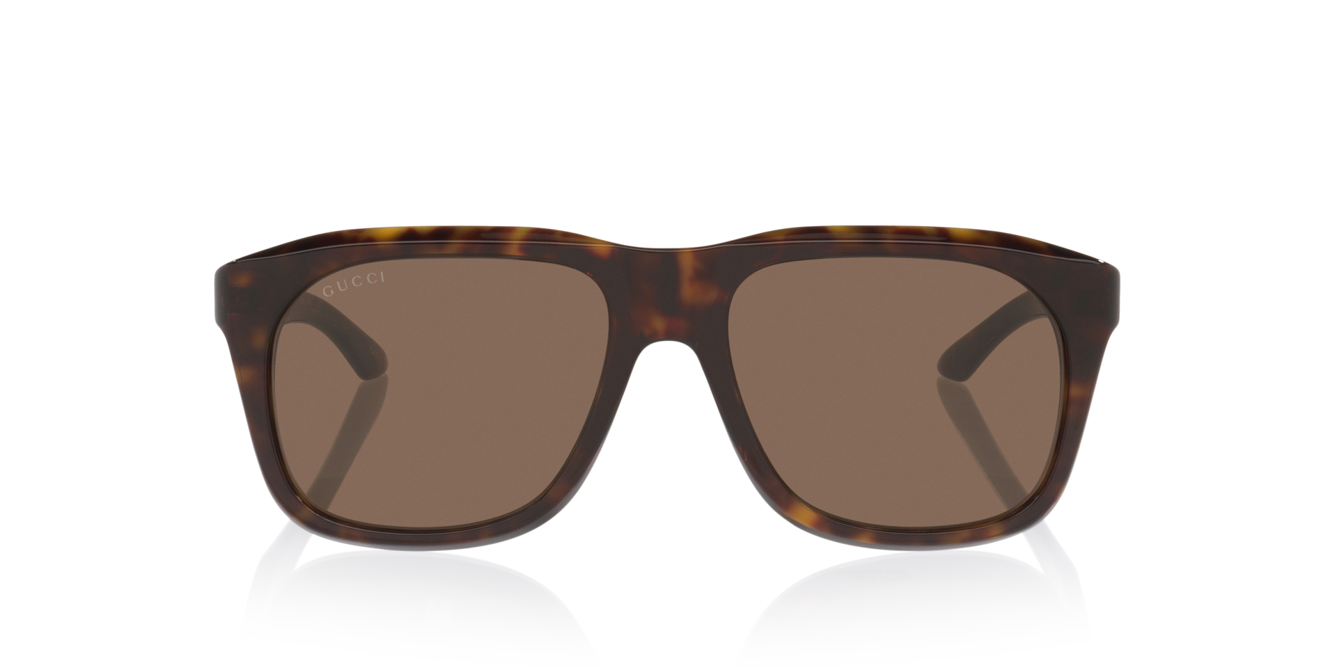 Gucci GG2077S Rectangle Sunglasses - Black