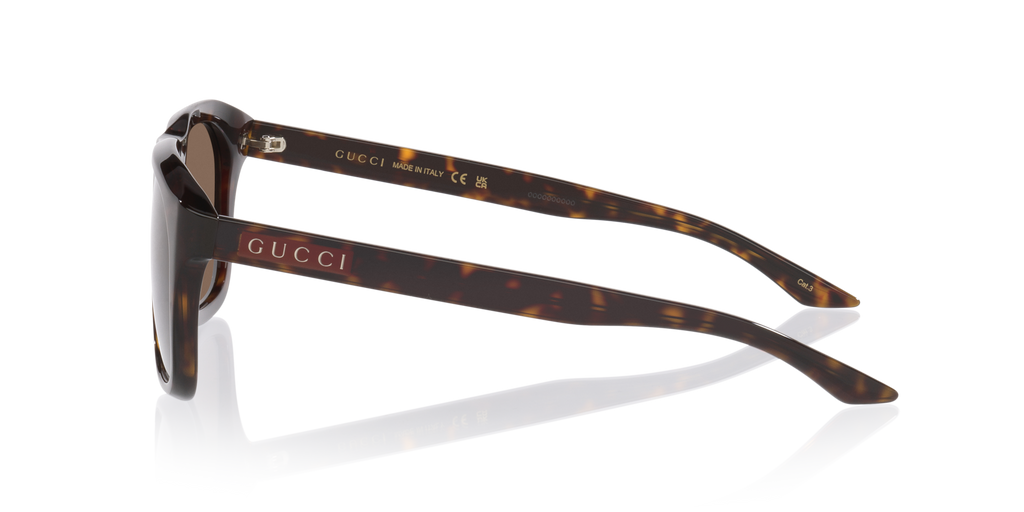 Gucci GG2077S Rectangle Sunglasses - Black