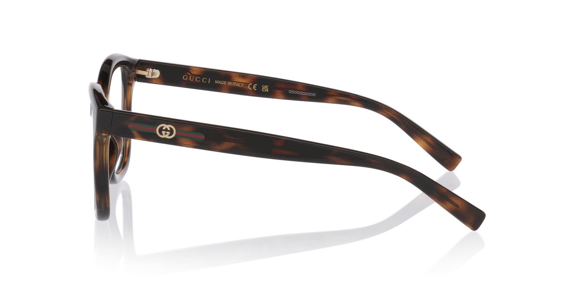 Gucci GG2104O Rectangle Eyeglasses - Tortoise