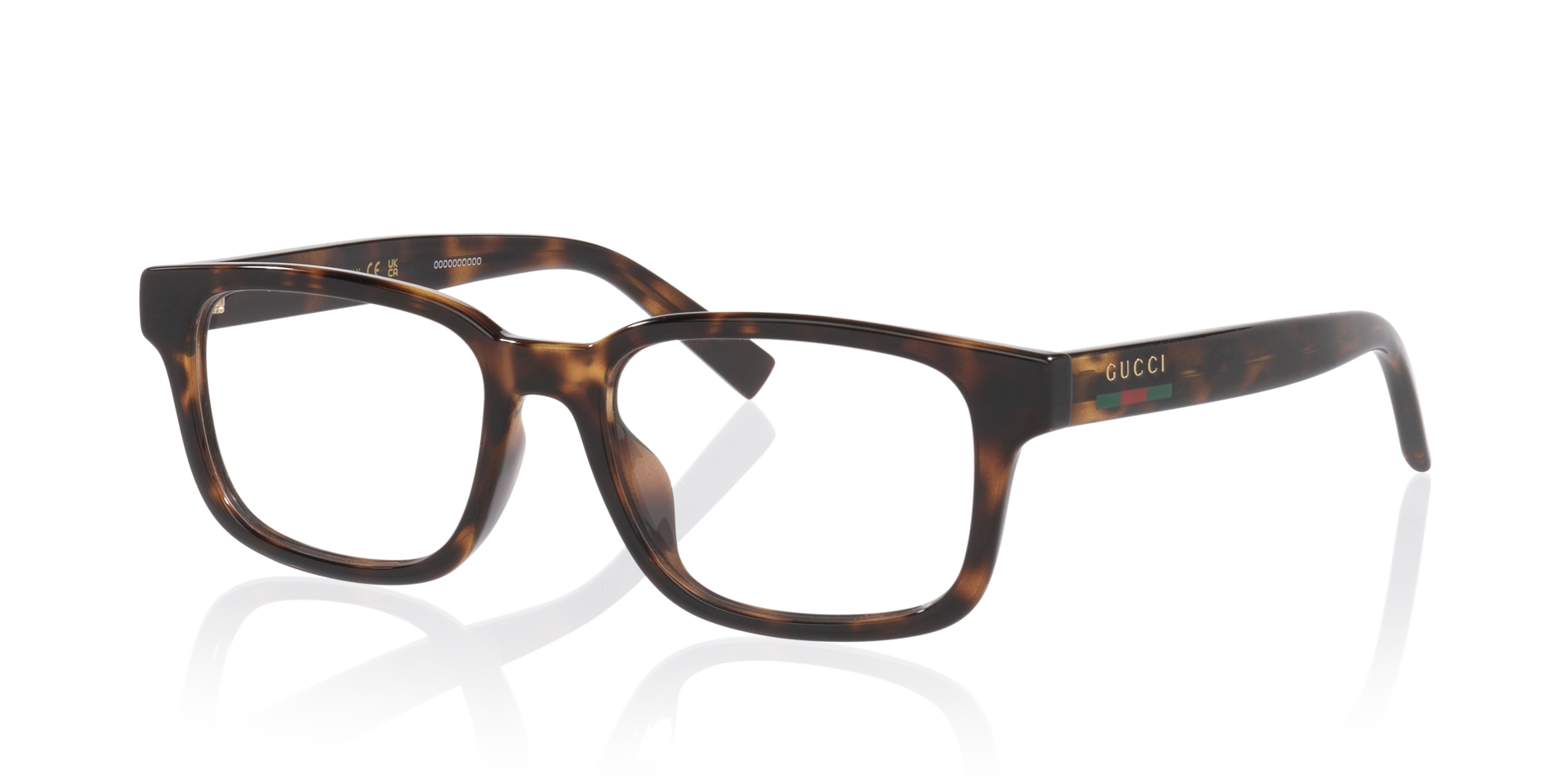 Gucci Gg2107Ol Rectangle Eyewear - Black