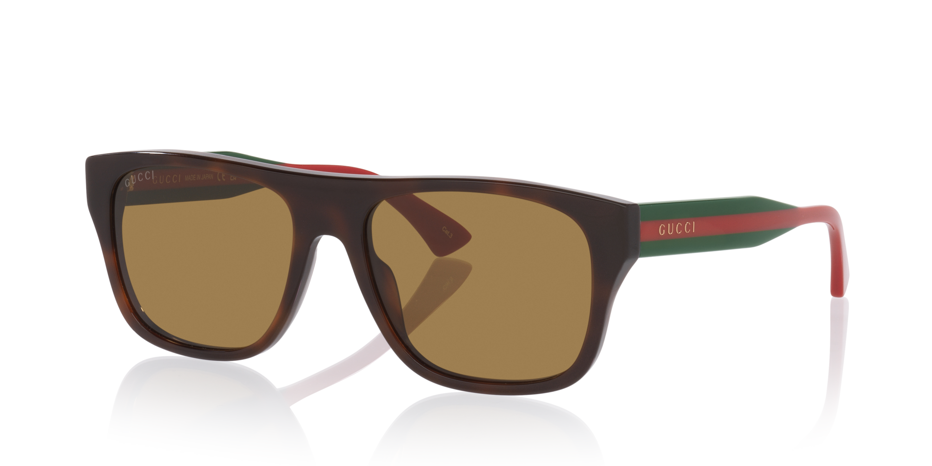 Gucci GG2119S Rectangle Sunglasses - Tortoise