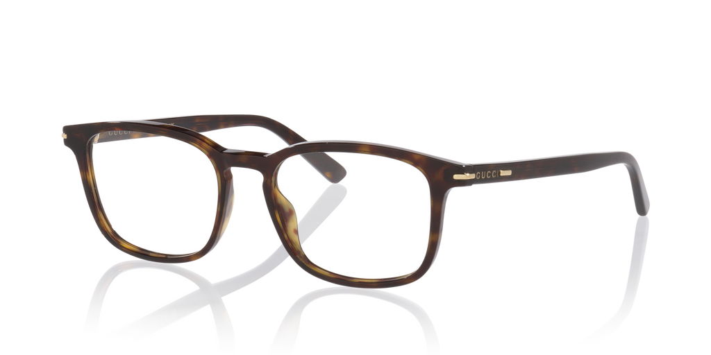 Gucci GG2129O Rectangle Eyeglasses - Tortoise