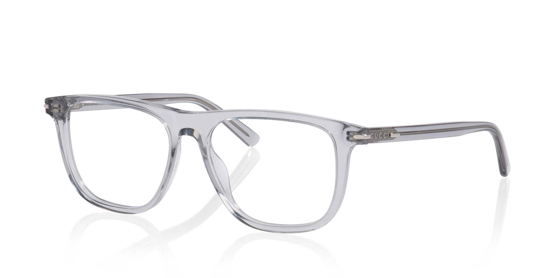 Gucci GG2130O Rectangle Eyeglasses - Grey