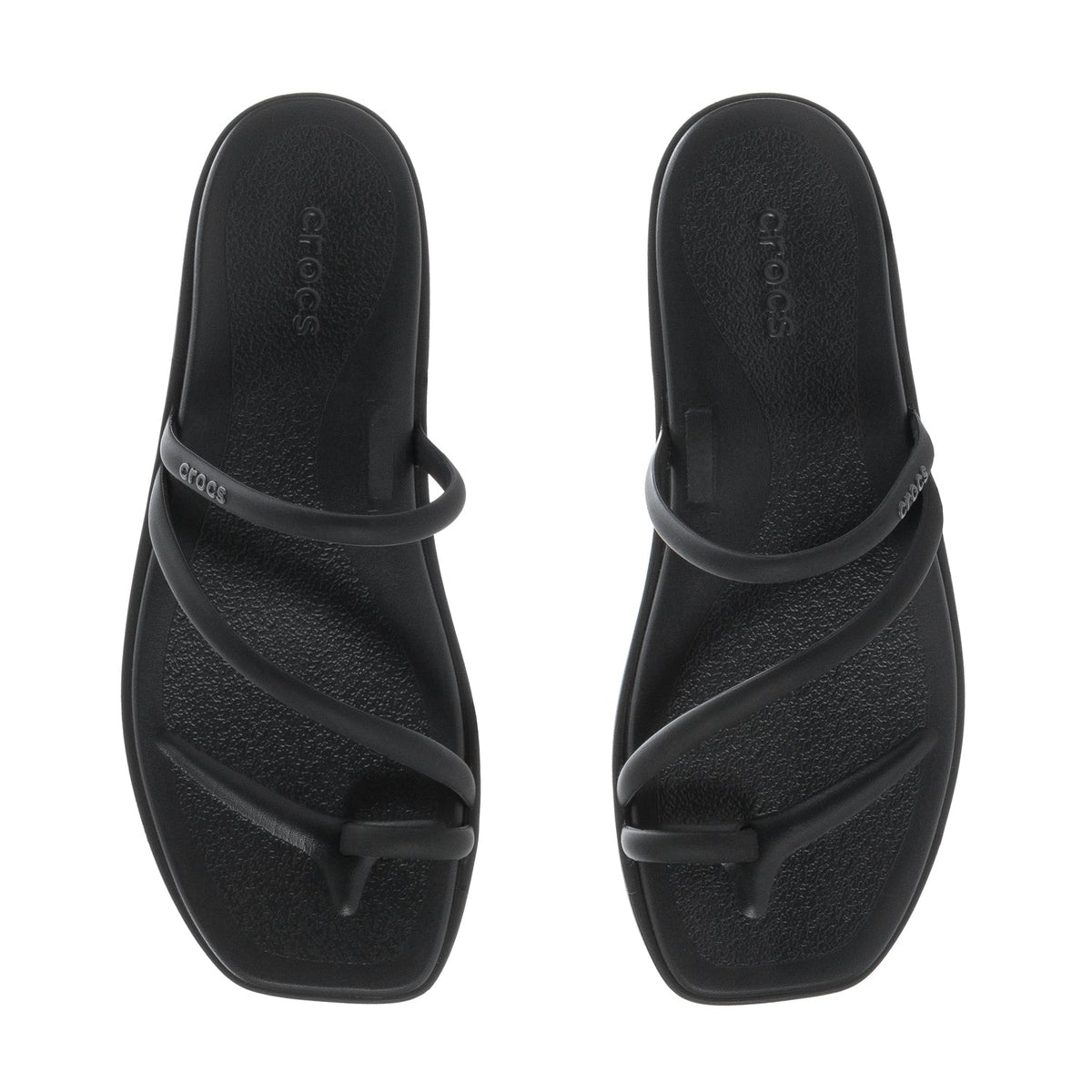 Crocs Women's Miami Toe Loop Sandal - Black